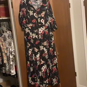Full length torrid floral dress